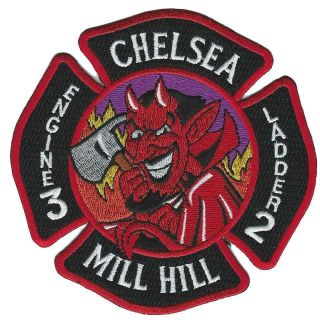 Chelsea,  Ma Engine 3 Ladder 2 Mill Hill Fire Patch