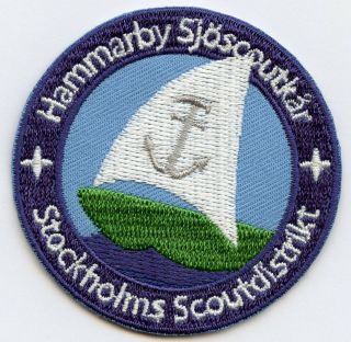 Sweden Swedish Stockholm Scout Patch Badge
