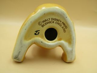 Vintage Beswick England Walt Disney Ceramic Figurine Winnie the Pooh Yellow 2