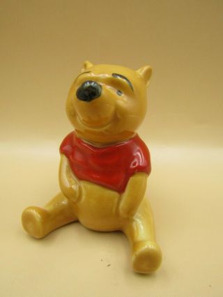 Vintage Beswick England Walt Disney Ceramic Figurine Winnie the Pooh Yellow 3