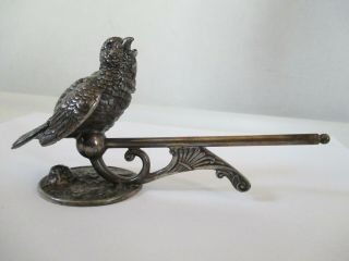 Antique Silverplate Figural Bird Knife Rest Wilcox Silver Plate Co.