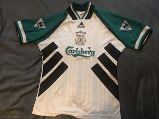 Rare Liverpool 1993 Carlsberg Vintage Adidas Away Shirt Jersey 1994 1995 1990s