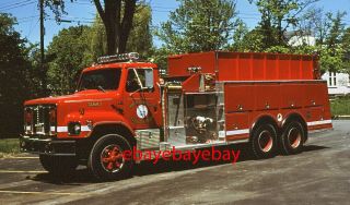 Fire Apparatus Slide,  Tank 1,  Hughsonville / Ny,  1988 International / Eei