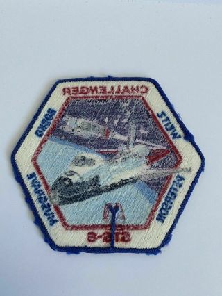 Vintage 1983 NASA Mission Patch CHALLENGER STS - 6 Space Shuttle Maiden Flight A3 2