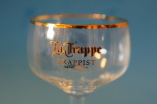 Beer Stem Glass: La Trappe Trappist De Koningshoeven Brewery The Netherlands