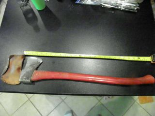 ,  Vintage Plumb Boy Scout Camp Axe - 2.  5 Lb Head With Sheath