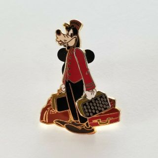 Twilight Zone Tower Of Terror Goofy As Bellhop Moveable Arm Hth Disney Pin Noc