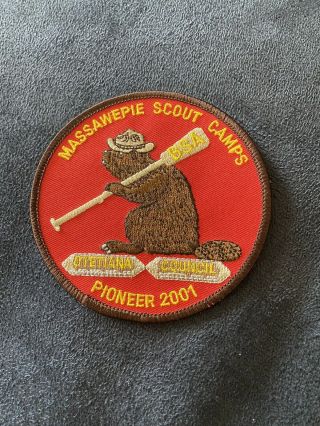 Boy Scout - Camp Patch - Otetiana Council - Massawepie - Pioneer 2001