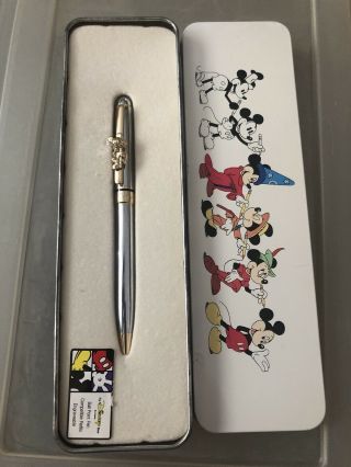 Walt Disney World Mickey Mouse Ball Point Pen W/collector 