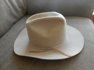 Vintage Tan Stetson 4x Beaver Cowboy Western Hat Size 7 1/4
