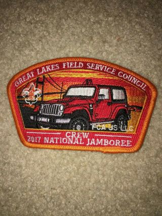 Boy Scout Great Lakes Michigan Council Venture Crew Jeep 2017 Jamboree Jsp Patch