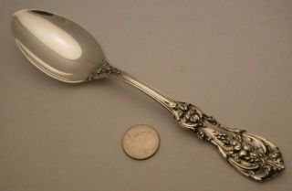 Reed & Barton Francis I Sterling Silver 8 3/8 " Table Serving Spoon Old Marks