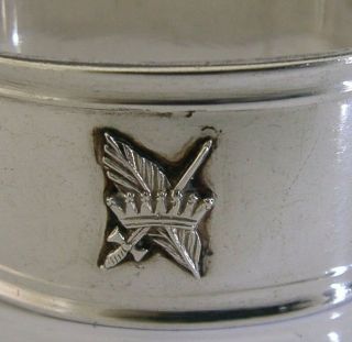 Unusual Sterling Silver Napkin Ring 
