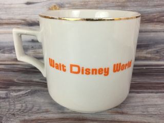 Vintage Walt Disney World Coffee Mug Mickey Mouse Cinderella Castle Tea Cup 8 oz 2