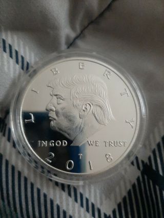 2018 Us President Donald Trump Inaugural Silver Eagle Commemorative Novelty Coin