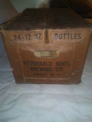 1940s Fitzgerald ' s Beer And Ales Cardboard Box 3