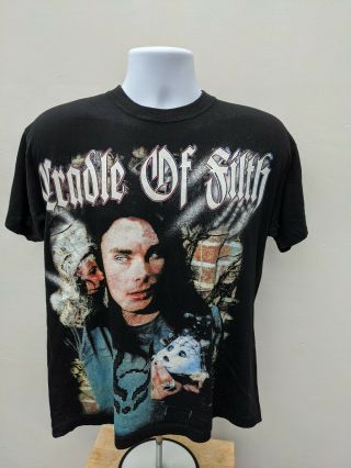 Vintage Cradle Of Filth Rap T - Shirt Style.  Medium/large,  Metal,  Gothic,  Rock