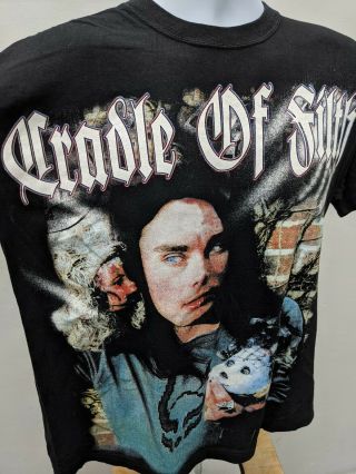 Vintage Cradle Of Filth Rap T - Shirt Style.  Medium/Large,  Metal,  Gothic,  Rock 2