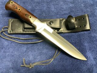 Al Mar Vintage Sere V 3005a Fighting Knife With Sheath (very Rare)