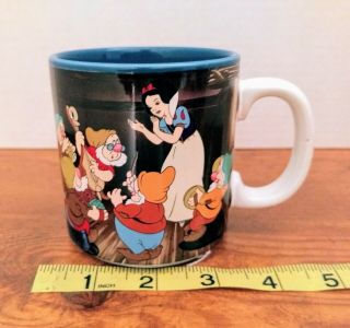 Vintage Disney Retired Snow White & The Seven Dwarfs Coffee Cup Ceramic