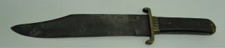 Large 20th C.  Bowie Knife Marked " M.  Friedh,  St.  Louis "