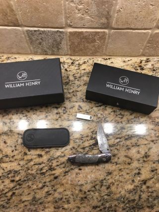 William Henry Knife Spearpoint Crush B12 Crush Limited Edition Of 250