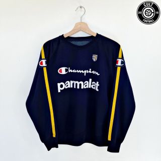 1999/00 Parma Vintage Puma Football Training Jumper Top (s) Crespo Cannavaro Era