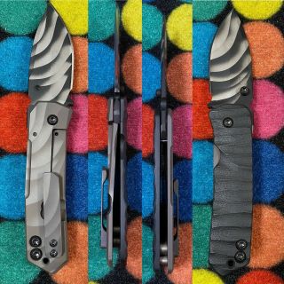 Crusader Forge Fifp Fear Is For Prey Cpm S30v 3d Finish Frame Lock Knife Rare