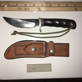 Vintage Randall Knives Model 20 Knife Sheath & Stone