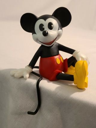 Walt Disney Productions Vintage Mickey Mouse Figurine Hook Hangar
