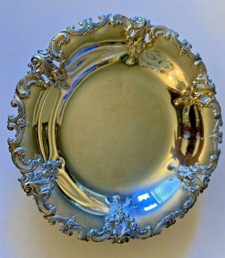 Wallace Grand Baroque Sterling Silver 6 " Bowl Dish Signed 5522