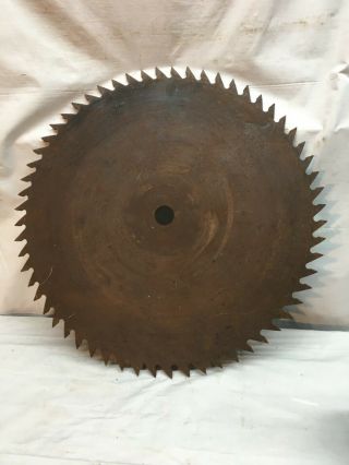 Vintage Buzz Saw Blade 21.  5 in.  diameter Saw Mill Industrial Lumber Business 2