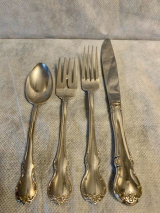 Towle Sterling Silver French Provincial 4 Piece Place Setting No Monogram