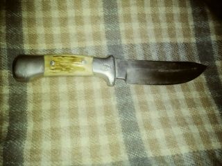 Vintage R.  H.  RUANA Bonner Montana Knife “M” Stamped 3