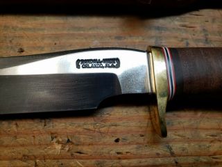 Randall Made Knives Model 3 - 7,  01 And Leather.