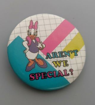 Vintage 1988 Daisy Duck Pin Aren 