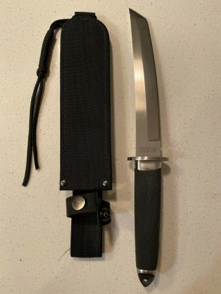 Cold Steel Magnum Tanto Ii (13mbii) Black Handle San Mai Japan Knife