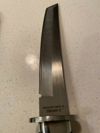 Cold Steel Magnum Tanto II (13MBII) Black Handle San Mai Japan Knife 2