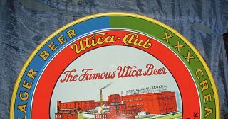 vintage advertising utica club beer tray west end brewing utica york 2
