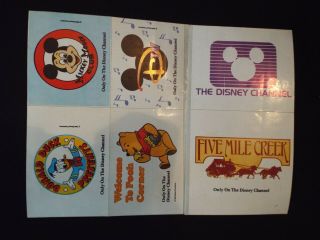 Vintage Stickers Page Disney Channel,  Five Mile Creek,  Donald Duck Presents,  Mmc