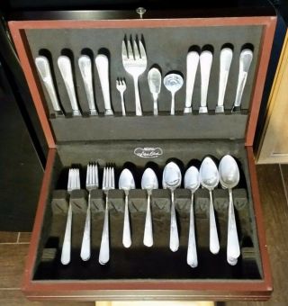 Holmes And Edwards Youth Silver - Plate Flatware,  Service For 8
