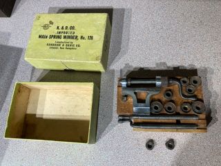 Vintage K&d Improved Number 128 Pocket Watch Main Spring Winder/insertion Tool