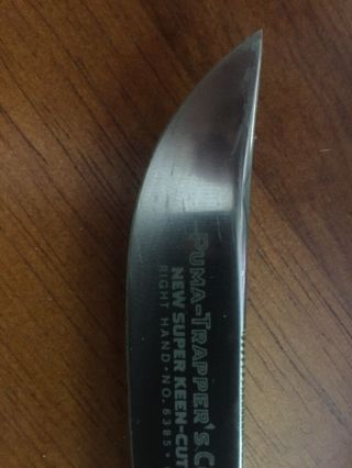 Puma Trapper’s Companion Knife RARE Manufactured 4th Quarter 1966 3