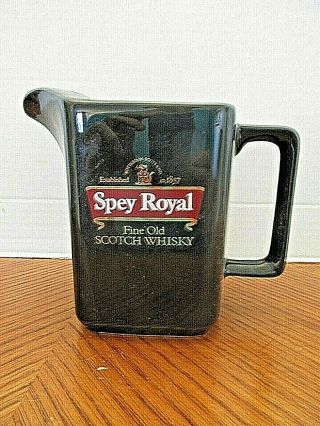Spey Royal Fine Old Scotch Whisky Pub Water Jug