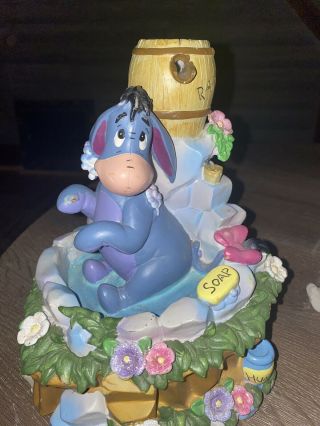 Disney Winnie The Pooh Eeyore Musical Water Fountain & Great