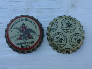 1 Vintage Anheuser Busch Inc Budweiser Beer Cork Lined Bottle Cap 1 World War 2