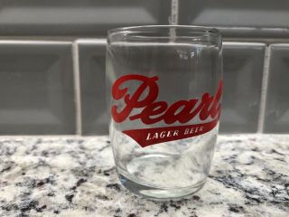 Pearl Beer Barrel Glass Lager Beer