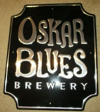 Oskar Blues Brewing Co Dales Pale Ale Metal Tacker Sign Craft Beer Brewery