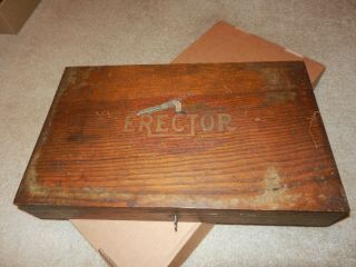 A C Gilbert Erector 7 Set Box,  Mid Teen 