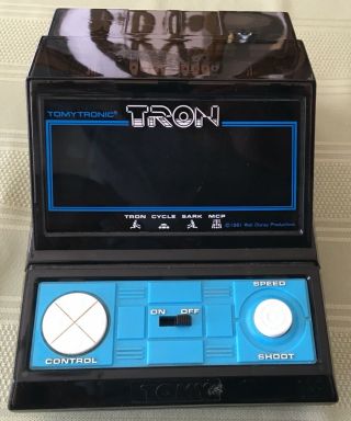 Vintage 1981 Tomytronic Tron Tabletop Handheld Video Game In